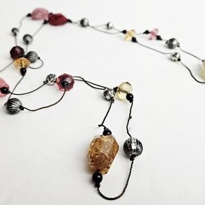Elegant Multicolor Beaded Necklace